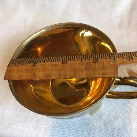 Vintage Made in Japan Hand Fruity Painting Teacup No Plate Golden Art Decor - Picture 3 of 8